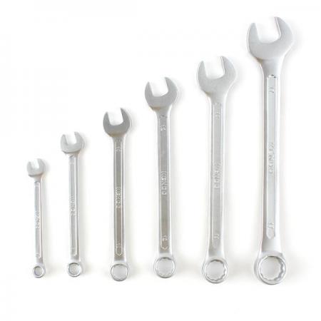 디바이스마트,수공구/전자공구/전동공구 > 작업공구 > 렌치/스패너 > 조합렌치,KENDO,스패너 세트 6pcs [K15412],6mm,8mm,10mm,12mm,14mm,17mm 6개입 세트 / 콤비네이션 스패너로 2가지 렌치를 한번에 사용할 수 있어 작업 효율성이 높음 / 용도 : 스패너 머리부에 부착된 조정나사를 앞뒤 또는 아래 위로 돌려 입의 크기를 자유롭게 조절할 수 있으며 볼트, 너트, 나사를 조이거나 풀 수 있음