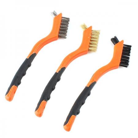 디바이스마트,수공구/전자공구/전동공구 > 작업공구 > 철물/연마공구류 > 브러쉬,KENDO,175mm 철브러쉬 세트 3pcs [K31101],사이즈 : 175mm / 재질 : 스테인레스 스틸 , 나일론 / 용도 : 녹 제거, 페인트 제거