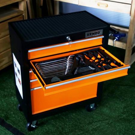 디바이스마트,수공구/전자공구/전동공구 > 전자공구 > 공구가방/공구세트 > 공구세트,KENDO,이동 서랍형 공구 세트113pcs [K90322],소켓, 펜치, 니퍼, 라쳇 핸들 등 113개입이 구성되어 있는 다용도 공구 세트