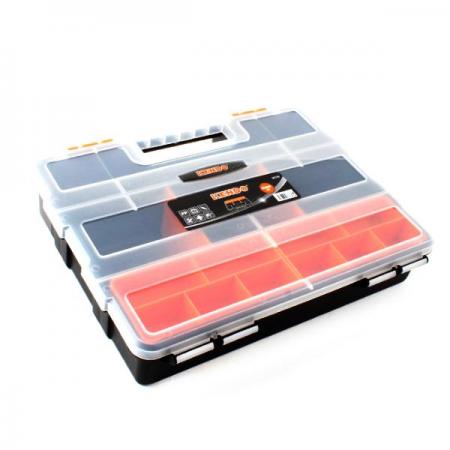 디바이스마트,공구함/작업대/엔클로저 > 공구함/부품함 > 다용도정리함(케이스),KENDO,분리형 부품 케이스 [K90236],각종 소품, 부품, 사무용품, 공구뿐만 아니라 악세사리, 화장품, 상비약 등 다용도로 수납 가능