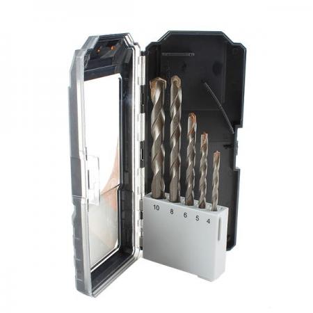 디바이스마트,수공구/전자공구/전동공구 > 초경/절삭공구 > 드릴류 > 목공드릴,KENDO,다목적 드릴비트 세트 5pcs [K11604234],사이즈 : 4-5-6-8-10mm 파이 / 용도 : 금속판이나 목재에 구멍을 뚫는 공구로 드릴링 머신에 장치해서 사용