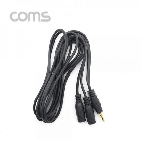 디바이스마트,케이블/전선 > 영상/음향 케이블 > 스테레오/RCA 케이블,Coms,스테레오 케이블 (Y형) 1.5M - ST M/ST F*2 [AV0655],Coms 스테레오 케이블 (Y형) 1.5M - ST M/ST F*2