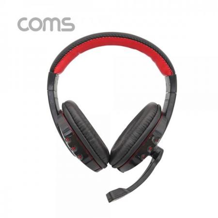 디바이스마트,컴퓨터/모바일/가전 > 음향ㆍ영상ㆍ카메라 > 헤드셋 > 헤드셋,Coms,LED 유선 헤드셋 (볼륨 컨트롤러 / 마이크장착 / USB) [BT081],Coms LED 유선 헤드셋 (볼륨 컨트롤러 / 마이크장착 / USB)