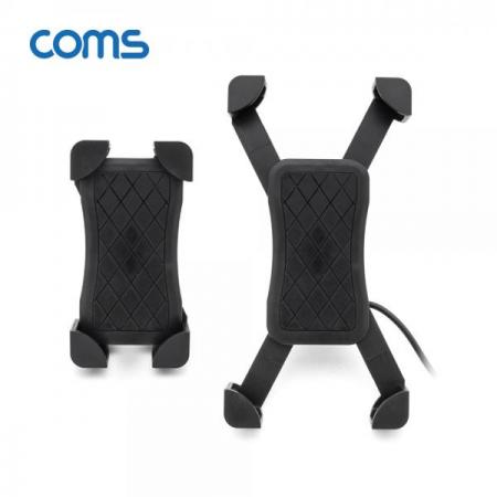 디바이스마트,컴퓨터/모바일/가전 > 스마트폰/스마트기기 > 모바일 주변기기 > 거치대,Coms,오토바이/자전거용 스마트폰 충전 거치대(USB 포트 내장), Black [BT058],Coms 오토바이/자전거용 스마트폰 충전 거치대(USB 포트 내장)/ Black