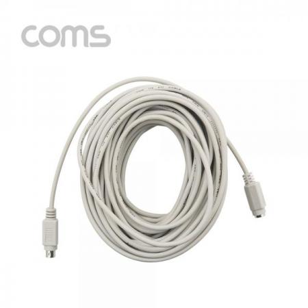 디바이스마트,케이블/전선 > PC/네트워크/통신 케이블 > 랜(LAN) 케이블,Coms,PS/2 케이블(연장), 15M, MD6 M/F, (키보드/마우스)  / PS2 [C0949],Coms PS/2 케이블(연장)/ 15M/ MD6 M/F/ (키보드/마우스)  / PS2
