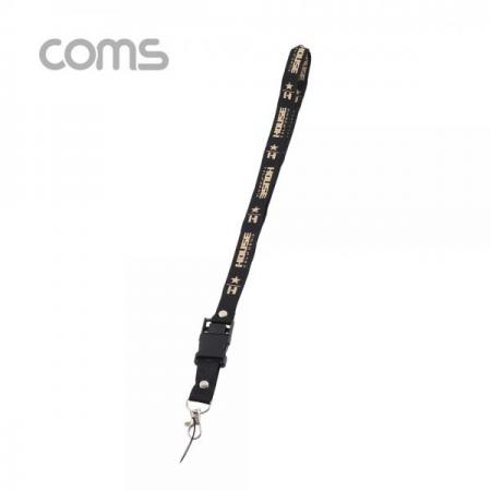 디바이스마트,컴퓨터/모바일/가전 > 스마트폰/스마트기기 > 모바일 주변기기 > 기타 주변기기,Coms,스마트폰 넥 스트랩 / 열쇠 목걸이 - Black [ID179],Coms 스마트폰 넥 스트랩 / 열쇠 목걸이 - Black