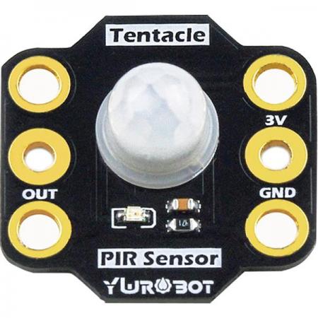 디바이스마트,오픈소스/코딩교육 > Micro:Bit > 마이크로비트 센서/모듈,YwRobot,마이크로비트 Tentacle 인체감지 센서 모듈 [BRD0800050],Micro:bit Tentacle 인체감지 센서 모듈 / 전압 : 3V ~ 3.3V / 출력전류 : 1mA / 출력  : 디지털 레벨 (3V 하이 레벨, 0V 로우 레벨) / 감지거리 : 약 6m / 사이즈  : 3cm X 3cm
