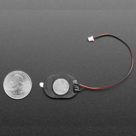 디바이스마트,MCU보드/전자키트 > 음악/앰프/녹음 > 스피커/부저,Adafruit,Mini Oval Speaker - 8 Ohm 1 Watt [ada-3923],weight: 1.4g / Dimensions: 30 x 20 x 5mm  / Wire Length: ~110mm