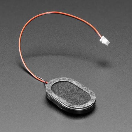 디바이스마트,MCU보드/전자키트 > 음악/앰프/녹음 > 스피커/부저,Adafruit,Mini Oval Speaker - 8 Ohm 1 Watt [ada-3923],weight: 1.4g / Dimensions: 30 x 20 x 5mm  / Wire Length: ~110mm