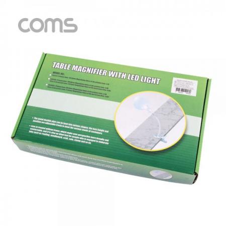 디바이스마트,수공구/전자공구/전동공구 > 전자공구 > 광학기기 > 확대경,Coms,돋보기(확대경) / LED 조명 / 집게 스탠드 / 2X, 4X배 [OP946],Coms 돋보기(확대경) / LED 조명 / 집게 스탠드 / 2X/ 4X배