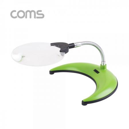 디바이스마트,수공구/전자공구/전동공구 > 전자공구 > 광학기기 > 확대경,Coms,확대경(스탠드형, LED 조명) / 돋보기 / 렌즈 110mm / 2x / 4x / 2LED [OP947],Coms 확대경(스탠드형/ LED 조명) / 돋보기 / 렌즈 110mm / 2x / 4x / 2LED