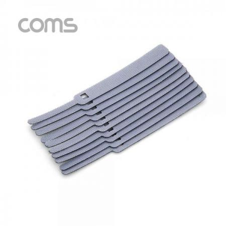 디바이스마트,케이블/전선 > 케이블악세사리/툴 > 케이블타이/레이싱,Coms,벨크로 타이 10pcs (소) / Gray / 케이블타이 / 120mm [ID823],Coms 벨크로 타이 10pcs (소) / Gray / 케이블타이 / 120mm