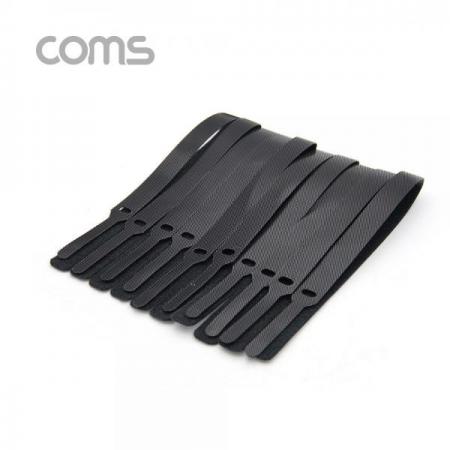 디바이스마트,케이블/전선 > 케이블악세사리/툴 > 케이블타이/레이싱,Coms,벨크로 타이 10pcs (대) / Black / 케이블타이 / 315mm [ID822],Coms 벨크로 타이 10pcs (대) / Black / 케이블타이 / 315mm