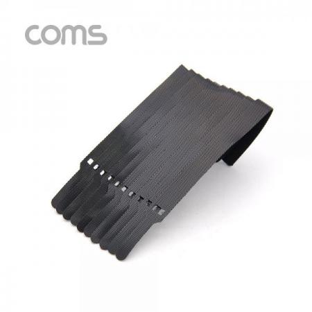 디바이스마트,케이블/전선 > 케이블악세사리/툴 > 케이블타이/레이싱,Coms,벨크로 타이 10pcs (중) / Black / 케이블타이 / 200mm [ID821],Coms 벨크로 타이 10pcs (중) / Black / 케이블타이 / 200mm