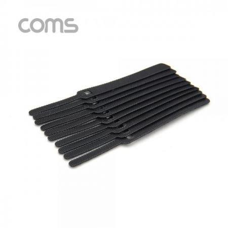 디바이스마트,케이블/전선 > 케이블악세사리/툴 > 케이블타이/레이싱,Coms,벨크로 타이 10pcs (소) / Black / 케이블타이 / 120mm [ID820],Coms 벨크로 타이 10pcs (소) / Black / 케이블타이 / 120mm