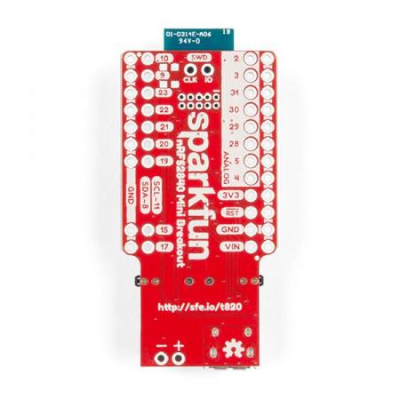디바이스마트,오픈소스/코딩교육 > 파이썬/IoT 개발 보드 > nRF52840/nRF54L15,SparkFun,SparkFun Pro nRF52840 Mini - Bluetooth Development Board [DEV-15025],RM Cortex-M4 CPU와 2.4GHz Bluetooth 무선 장치의 조합으로 여러가지 수많은 프로젝트가 가능해지는 개발 보드입니다. LiPo 배터리 충전기능, Qwiic 커넥터, 온 / 오프 스위치, 리셋 스위치,,LED / 버튼 내장