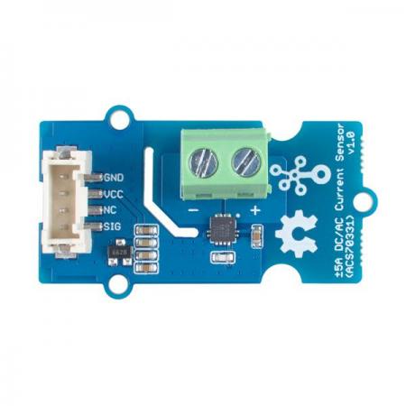 디바이스마트,MCU보드/전자키트 > 센서모듈 > 전압/전류센서,Seeedstudio,Grove - ±5A DC/AC Current Sensor (ACS70331) [101020615],ACS70331 칩 기반의 센서 / 5A이하 전류 측정 / 측정 범위 : 5A 이하 / GMR(giant magneto-resistive)을 적용하여 기존의 홀센서에 비해 25배의 민감도를 가짐 /