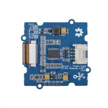 디바이스마트,MCU보드/전자키트 > 디스플레이 > LCD/OLED,Seeedstudio,Grove - Triple Color E-Ink Display 1.54' [104020129],1.54인치 3색 E-Ink 디스플레이 모듈 / 152x152 픽셀 / 1bit 화이트 및 블랙 , 1bit 레드 전체 디스플레이 기능을 갖춤