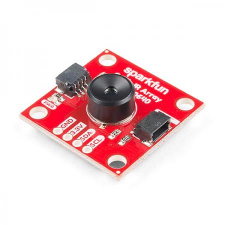 디바이스마트,MCU보드/전자키트 > 카메라/비디오 > 얼굴인식/열화상센서,SparkFun,SparkFun IR Array Breakout - 110 Degree FOV, MLX90640 (Qwiic) [SEN-14843],Field of View: 110°x75° / 32x24 배열의 열화소 센서가 장착되어 있으며, 저해상도 열영상 카메라 /40°C-300°C의 온도 측정 범위/ 원활한 데이터 계산을 위해 RAM 용량이 20kb 이상인 MCU의 제품을 사용하시기를 권장합니다. (Arduino Uno 또는 동일 사양의 제품 비권장)