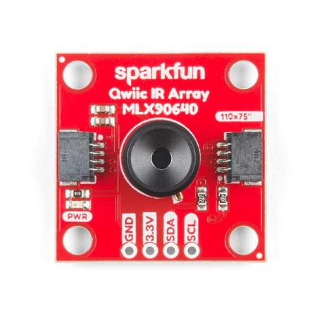 디바이스마트,MCU보드/전자키트 > 카메라/비디오 > 얼굴인식/열화상센서,SparkFun,SparkFun IR Array Breakout - 110 Degree FOV, MLX90640 (Qwiic) [SEN-14843],Field of View: 110°x75° / 32x24 배열의 열화소 센서가 장착되어 있으며, 저해상도 열영상 카메라 /40°C-300°C의 온도 측정 범위/ 원활한 데이터 계산을 위해 RAM 용량이 20kb 이상인 MCU의 제품을 사용하시기를 권장합니다. (Arduino Uno 또는 동일 사양의 제품 비권장)