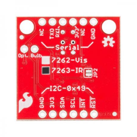 디바이스마트,MCU보드/전자키트 > 센서모듈 > 빛/조도/컬러/UV > 컬러/UV센서,SparkFun,SparkFun Spectral Sensor Breakout - AS7263 NIR (Qwiic) [SEN-14351],AS7263 분광기는  610nm, 680nm, 730nm, 760nm, 810nm 및 860nm의 가시 광선 범위의 파장을 검출하며 다른 물질들이 다른 빛의 파장들을 어떻게 흡수하고 반사하는지를 측정하고 특징짓기 쉽게 해줍니다.