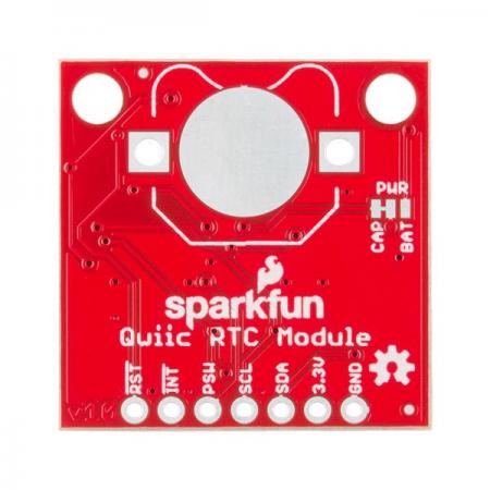 디바이스마트,MCU보드/전자키트 > 버튼/스위치/제어/RTC > RTC/타이머,SparkFun,SparkFun Real Time Clock Module - RV-1805 (Qwiic) [BOB-14558],이 모듈에 사용되는 RV-1805 칩셋에는 2개의 저전력 RC 기반 내부 오실레이터를 가지고 있으며, 튜닝 포크 크리스탈을 이용하여 자동으로 두 오실레이터 사이를 이동하며 몇 분마다 RC 오실레이터를 교정함으로, 매우 정확한 날짜와 시간을 유지할 수 있으며 오차는 1년에 ±3분입니다.