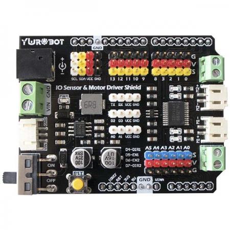 디바이스마트,오픈소스/코딩교육 > 아두이노 > 아두이노 모터/드라이버모듈,YwRobot,아두이노 스마트카용 Motor Driver Shield [ARD090918],arduino 모터드라이버 쉴드 / 창의력 향상에 최적화된 제품 / 입력 전압 : 6V ~ 9V / 출력 전압 : 3.3V / 5V / 사이즈 : 53mm X 69mm