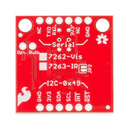 디바이스마트,MCU보드/전자키트 > 센서모듈 > 빛/조도/컬러/UV > 컬러/UV센서,SparkFun,SparkFun Spectral Sensor Breakout - AS7262 Visible (Qwiic) [SEN-14347],AS7262 분광기는  450, 500, 550, 570, 600 및 650nm의 가시 광선 범위의 파장을 검출하며 다른 물질들이 다른 빛의 파장들을 어떻게 흡수하고 반사하는지를 측정하고 특징짓기 쉽게 해줍니다.