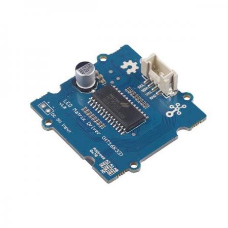 디바이스마트,MCU보드/전자키트 > 디스플레이 > 디머/컨트롤러/드라이버,Seeedstudio,Grove - LED Matrix Driver (HT16K33) [105020074],LED 매트릭스 드라이버 / 8 * 8 LED 매트릭스를 제어할 수 있는 보드 / LED 매트릭스는 미포함