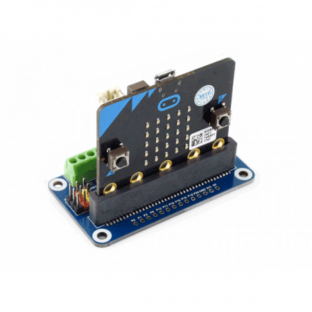 디바이스마트,오픈소스/코딩교육 > Micro:Bit > 마이크로비트 확장/변환보드,Seeedstudio,Driver Breakout for micro:bit, drives motors and servos [105990091],마이크로:비트 호환 / 2x DC 모터 인터페이스, 3x 서보 인터페이스 / 전원 : 6~12V / 서보 전압 : 5V