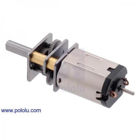 디바이스마트,기계/제어/로봇/모터 > 모터류 > DC기어드모터 > CarbonBrush모터,Pololu,380:1 Micro Metal Gearmotor HPCB 6V with Extended Motor Shaft #4797,Size:  10 × 12 × 26 mm / Weight: 9.5 g /  Shaft diameter: 3 mm/ High power / Carbon Brush