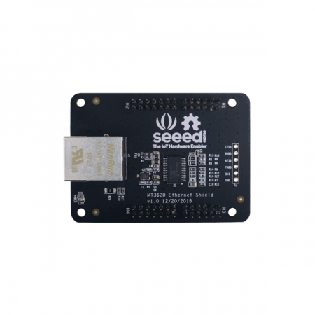 디바이스마트,MCU보드/전자키트 > 통신/네트워크 > 이더넷/PoE(Power over Ethernet),Seeedstudio,MT3620 Ethernet Shield v1.0 [103990403],Azure Sphere MT3620 보드용으로 설계된 실드로 private LAN connection을 지원