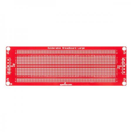 디바이스마트,커넥터/PCB > PCB기판/관련상품 > 특수기판 > 특수제작 PCB,SparkFun,SparkFun Solder-able Breadboard - Large [PRT-12699],일반 브레드 보드와 동일한 핀 및 전원 레일과 구성을 가진 크기의 프로토 타입 보드입니다