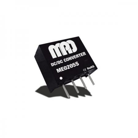 디바이스마트,전원/파워/배터리 > DC-DC 컨버터 모듈 > 정전압 모듈(실장, 절연 스위칭),MPD,ME0205S-05I,0.25W 출력, 5VDC(4.5~5.5)입력, 5VDC/50mA출력, 효율71%, UL승인
