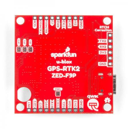 디바이스마트,MCU보드/전자키트 > 통신/네트워크 > GNSS/GPS,SparkFun,SparkFun GPS-RTK2 Board - ZED-F9P (Qwiic) [GPS-15136],3차원 정확도가 가능한 RTK를 포함한 고정밀 GNSS 및 GPS 프로젝트를 위한 최고급 모듈 입니다. Weight: 6.8g / Dimensions: 43.5mm x 43.2mm