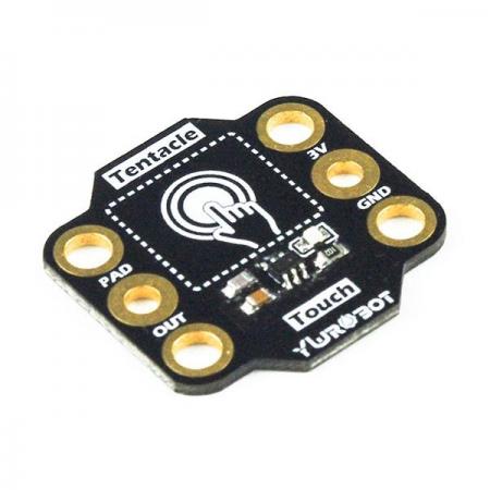 디바이스마트,오픈소스/코딩교육 > Micro:Bit > 마이크로비트 센서/모듈,YwRobot,마이크로비트 Tentacle 터치 센서 모듈 [BRD080039],Micro:bit호환 / 전압 : 3V ~ 3.3V / 출력 : 디지털 레벨 / 사이즈 : 3cm X 3cm