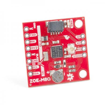 디바이스마트,MCU보드/전자키트 > 통신/네트워크 > GNSS/GPS > 일반용 GPS 모듈,SparkFun,SparkFun GPS Breakout - ZOE-M8Q (Qwiic) [GPS-15193],보드 속도, 업데이트 속도, 지오 펜싱, 스푸핑 감지, 외부 인터럽트, SBAS / D-GPS 등 다양한 기능을 구성 할 수 있습니다. 또한 ,72 채널 GNSS 수신기로, GPS, GLONASS, Galileo 및 BeiDou 위성항법 시스템을 신호를 수신 할 수 있는 인상적인 구성 옵션을 갖춘 고품질의 GPS 보드입니다.