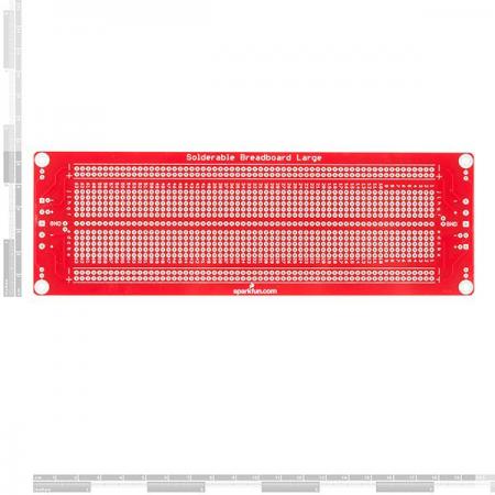 디바이스마트,커넥터/PCB > PCB기판/관련상품 > 특수기판 > 특수제작 PCB,SparkFun,SparkFun Solder-able Breadboard - Large [PRT-12699],일반 브레드 보드와 동일한 핀 및 전원 레일과 구성을 가진 크기의 프로토 타입 보드입니다