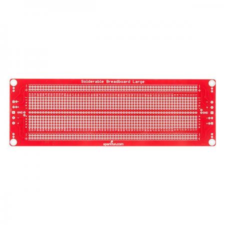 디바이스마트,커넥터/PCB > PCB기판/관련상품 > 특수기판 > 특수제작 PCB,SparkFun,SparkFun Solder-able Breadboard - Large [PRT-12699],일반 브레드 보드와 동일한 핀 및 전원 레일과 구성을 가진 크기의 프로토 타입 보드입니다