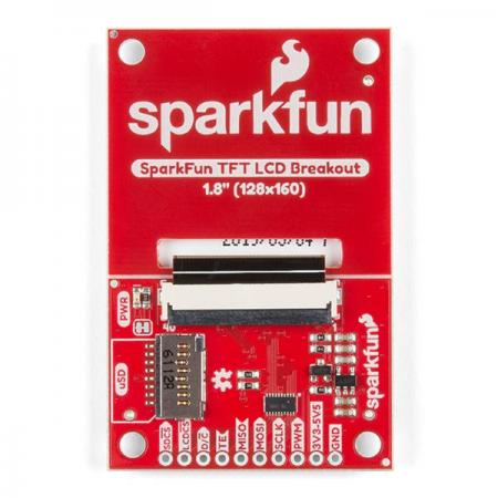 디바이스마트,MCU보드/전자키트 > 디스플레이 > LCD/OLED,SparkFun,SparkFun TFT LCD Breakout - 1.8inch (128x160) [LCD-15143],입력 전압 3.3V~5V / SD Card Slot / 18 bit color/ Arduino 호환 추가 RAM이있는 것을 사용하시길 권장 합니다.