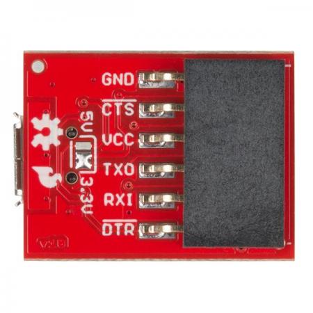 디바이스마트,MCU보드/전자키트 > 개발용 장비 > USB/RS232/RS485 컨버터,SparkFun,SparkFun Serial Basic Breakout - CH340G [DEV-14050],5V 및 3.3V 전원 입력으로 작동하며 추가 드라이버가 필요없이 대부분의 운영 체제에 자동 설치 되며 CH340G IC를 기반으로 직렬 신호를 USB로 빠르고 쉽게 변환이 쉬운 제품입니다.