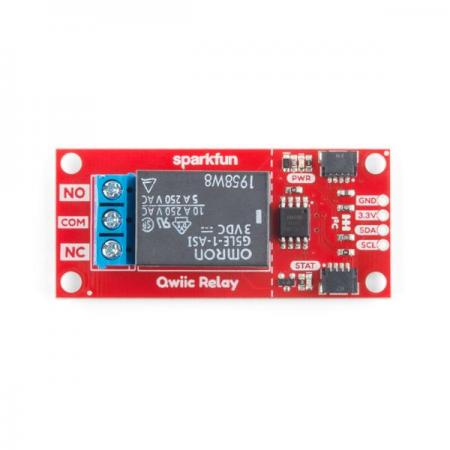 디바이스마트,MCU보드/전자키트 > 전원/신호/저장/응용 > 릴레이,SparkFun,SparkFun Qwiic Single Relay [COM-15093],240VAC에서 최대 5.5A를 처리 할 수 ​​있으며 간단한 I2C 명령으로 큰 전력 부하를 제어 할 수 있습니다. 3.3V BUS에서 많은 토글을 켜면 전압 스파이크가 발생할 수 있으므로 외부 전원 공급 장치가 필요합니다