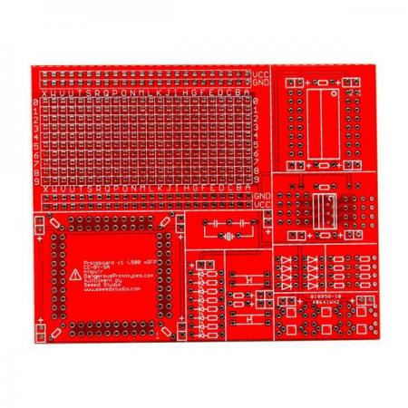 디바이스마트,커넥터/PCB > PCB기판/관련상품 > 특수기판 > 특수제작 PCB,Seeedstudio,QFP surface mount protoboard - 0.50mm [319010047],다목적 표면 실장 프로토 보드 / 사이즈 : 90mm x 105mm x 2mm