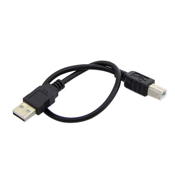 USB Cable Type A to B - 30CM Black [321010003]