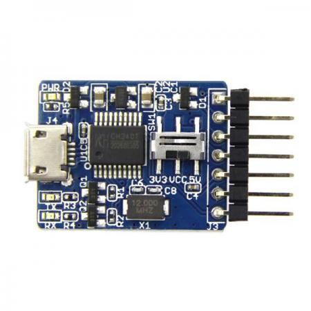 디바이스마트,MCU보드/전자키트 > 개발용 장비 > USB/RS232/RS485 컨버터,Seeedstudio,USB To Uart 5V&3V3 [103990049],CH340 기반의 USB 시리얼 어댑터 / USB 규격 버전 2.0 준수 / 작동 전압 : DC 5V
