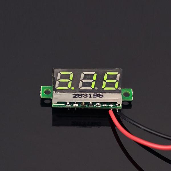 0.28 Inch LED digital DC voltmeter - Green [114990163]