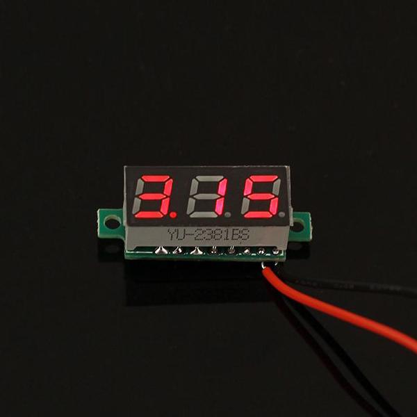 0.28 Inch LED digital DC voltmeter - Red [114990164]