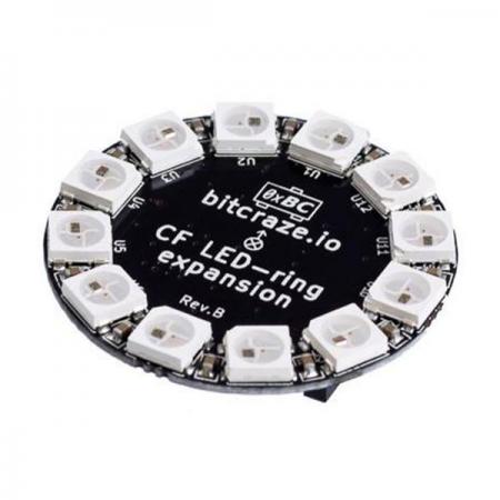 디바이스마트,MCU보드/전자키트 > 디스플레이 > LED,Seeedstudio,Crazyflie 2.0 - LED-ring Expansion Board [114990114],12 개의 RGB LED 모듈 / DC-DC 스텝 업 / 다운으로 배터리 전압과 독립적으로 안정된 LED 조명 제공 / DC-DC 스텝업, 다운은 2-5.5V의 입력에서 3.8V에서 1A를 제공