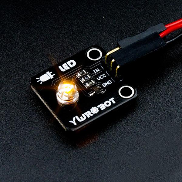 아두이노 돔타입 LED 모듈 (Yellow) [ELB030024]