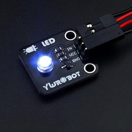 디바이스마트,MCU보드/전자키트 > 디스플레이 > LED,YwRobot,아두이노 돔타입 LED 모듈 (White) [ELB030029],Arduino 호환 LED모듈 / 전압 : 5V / 입력 : 디지털 신호 / 인터페이스 : 3핀 꺾임 핀헤더 / 사이즈 : 22mm X 21mm